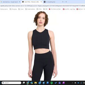 NWOT Black Ciele FSTBra Sz Small